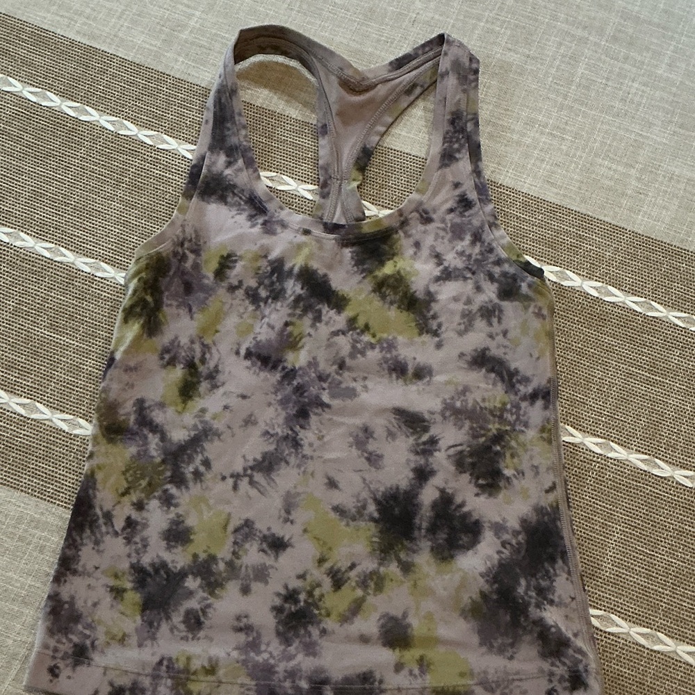 lululemon athletica Tie-Dye Tank Top - Black and Green